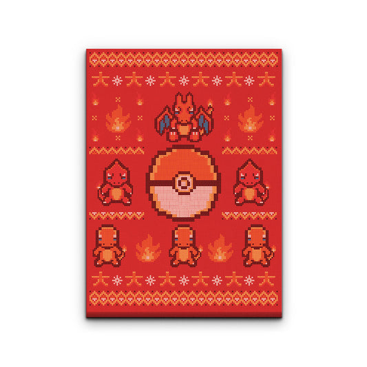 Fire Trainer Sweater - Canvas Print