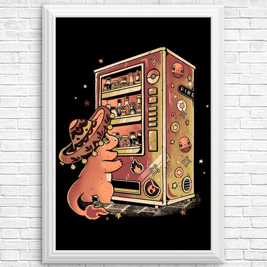 Fire Vending Machine - Posters & Prints