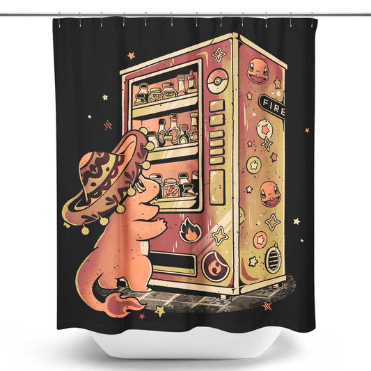 Fire Vending Machine - Shower Curtain