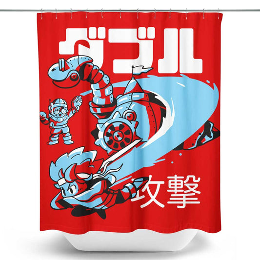 Fire Whirl - Shower Curtain