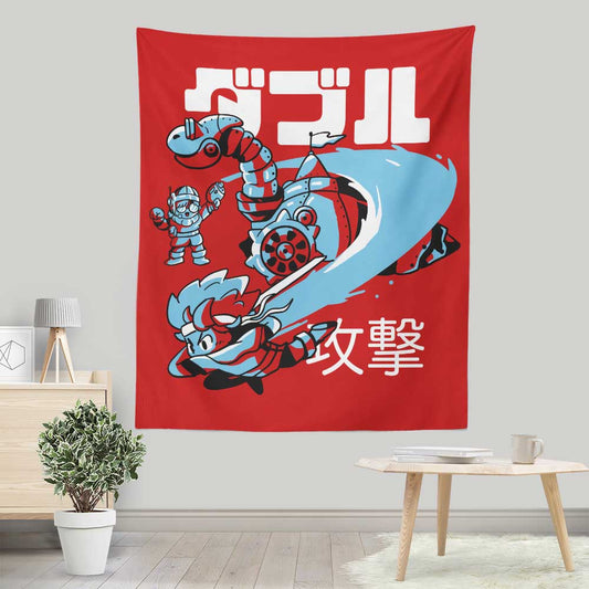Fire Whirl - Wall Tapestry