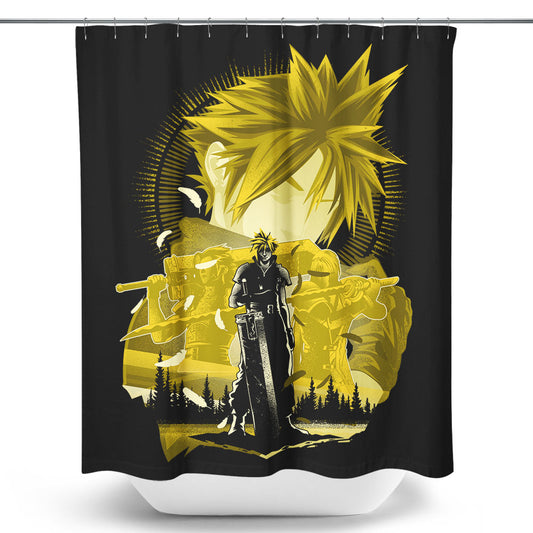 First Class Silhouette - Shower Curtain