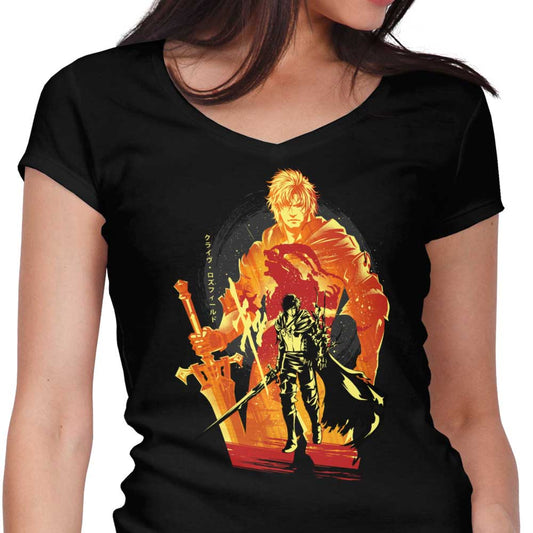First Shield of Rosaria - Women's V-Neck