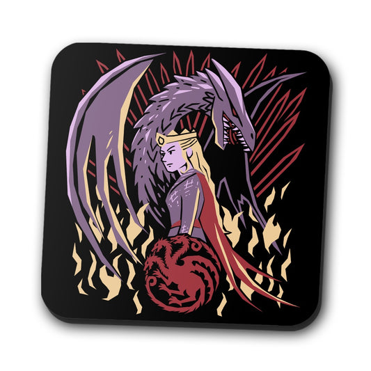 Flame of the Realm - Coasters