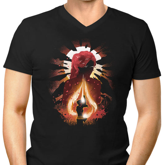 Flamebound - Men's V-Neck