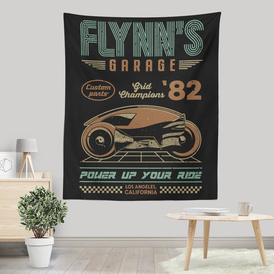 Flynn's Garage - Wall Tapestry