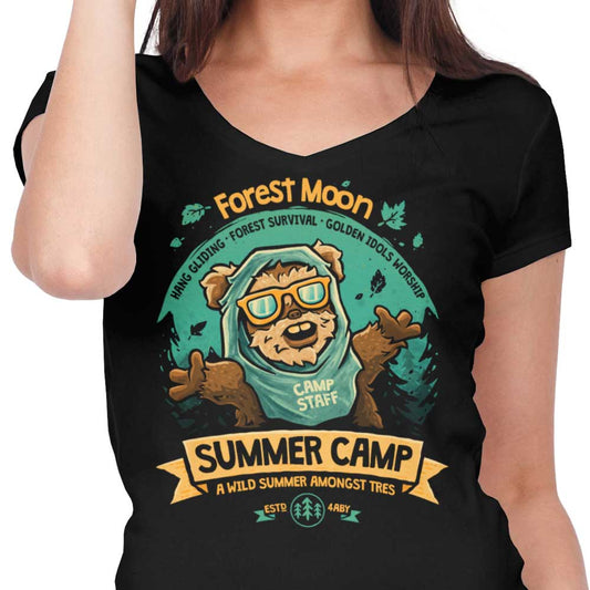 Forest Moon Summer Camp - Women's V-Neck