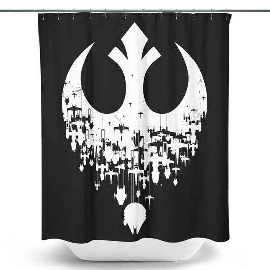 Fractured Rebellion - Shower Curtain