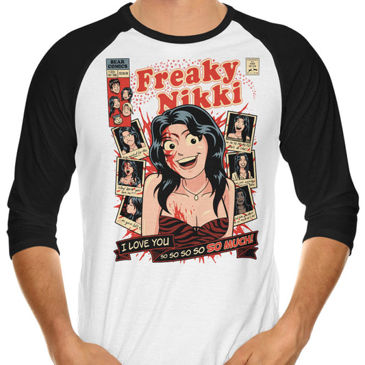 Freaky Comics - 3/4 Sleeve Raglan T-Shirt