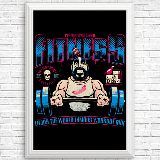 Fried Chicken and Exercise - Posters & Prints