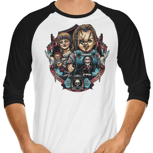 Friends til the End - 3/4 Sleeve Raglan T-Shirt