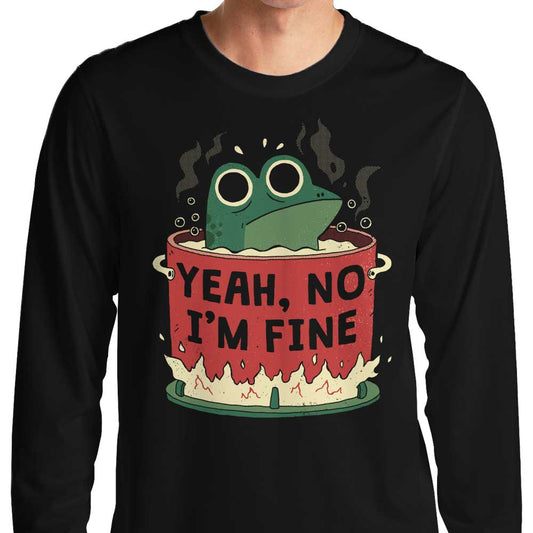 Frog is Fine - Long Sleeve T-Shirt