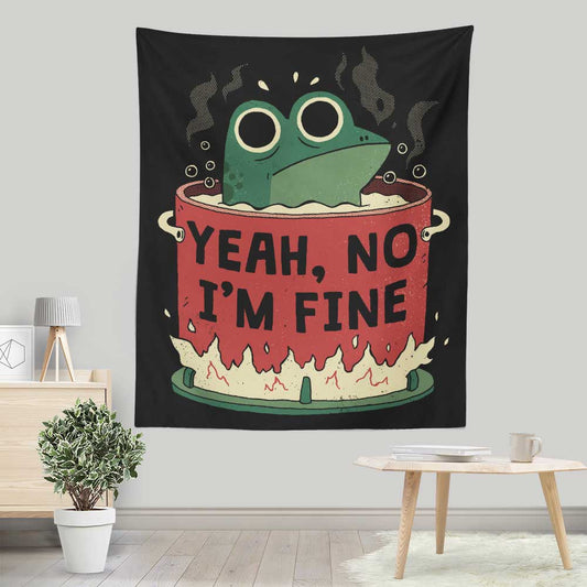 Frog is Fine - Wall Tapestry