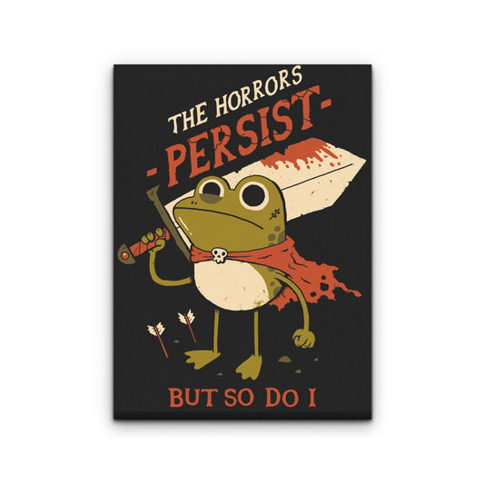 Frogs Persist - Canvas Print