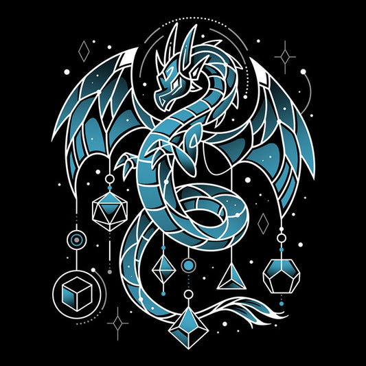 Frozen Dice Dragon - Canvas Print
