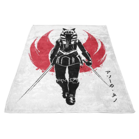 Fulcrum Sumi-e - Fleece Blanket