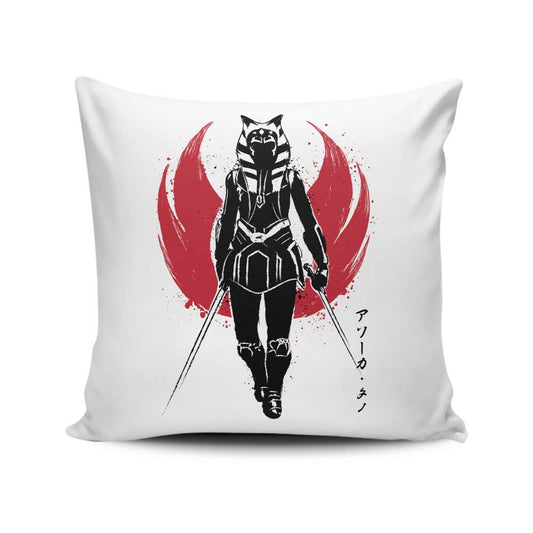 Fulcrum Sumi-e - Throw Pillow