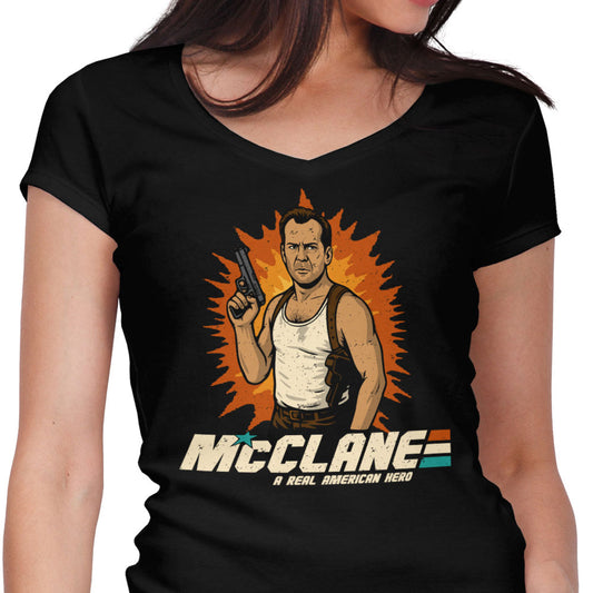 GI McClane - Women's V-Neck