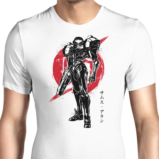 Galactic Bounty Hunter Sumi-e - Men's Apparel