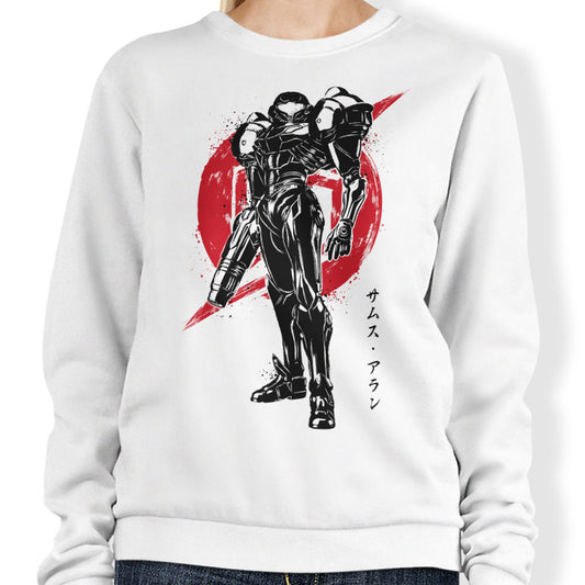 Galactic Bounty Hunter Sumi-e - Sweatshirt