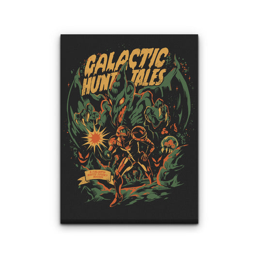 Galactic Hunt Tales - Canvas Print