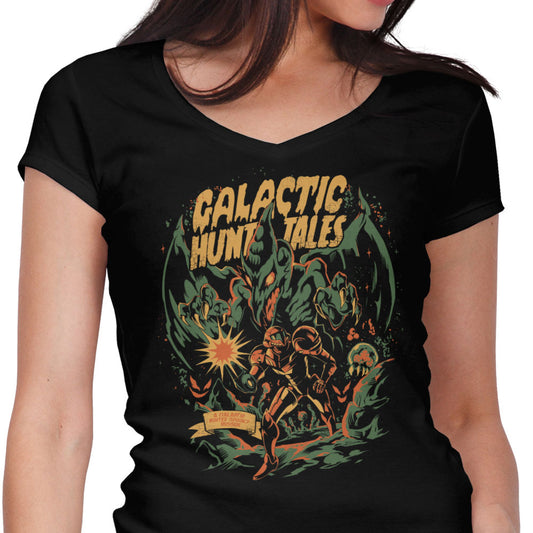 Galactic Hunt Tales - Women's V-Neck