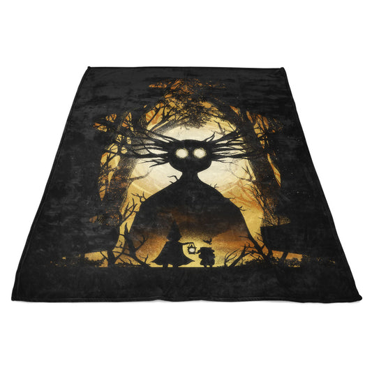 Garden Silhouette - Fleece Blanket