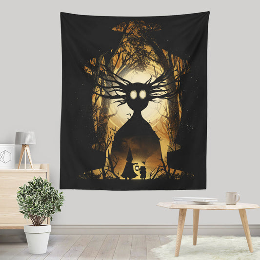 Garden Silhouette - Wall Tapestry