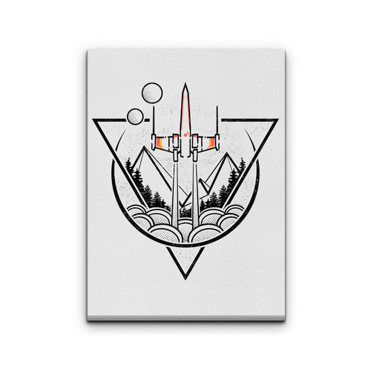 Geometric Wars - Canvas Print