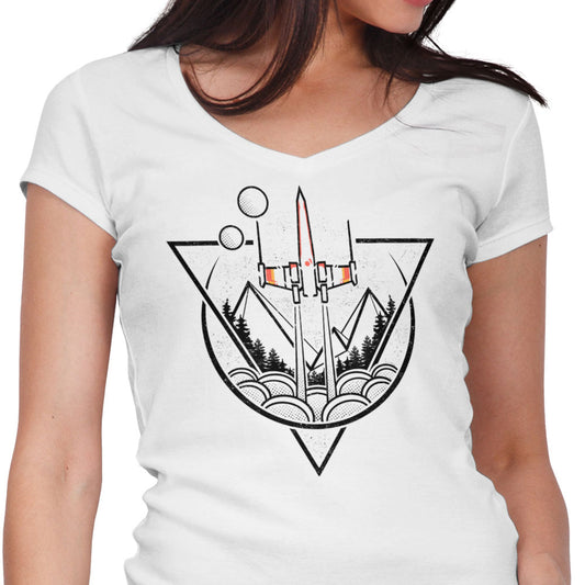 Geometric Wars - Women's V-Neck