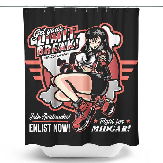 Get Your Limit Break - Shower Curtain