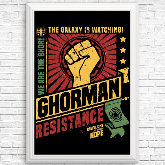 Ghorman Resistance - Posters & Prints