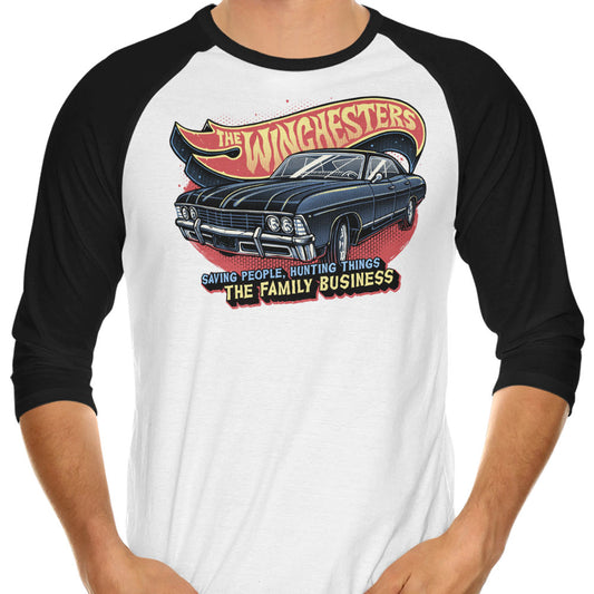 Ghost Hunting Mobile - 3/4 Sleeve Raglan T-Shirt
