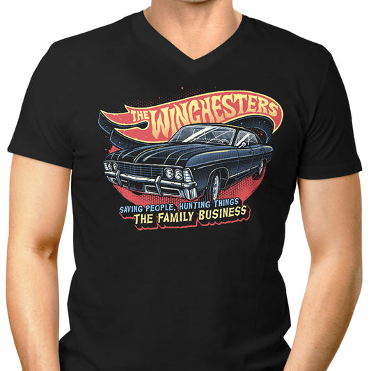 Ghost Hunting Mobile - Men's V-Neck