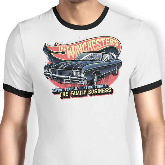 Ghost Hunting Mobile - Ringer T-Shirt