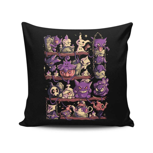 Ghost Shelf - Throw Pillow