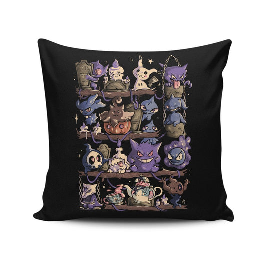 Ghost Shelf - Throw Pillow