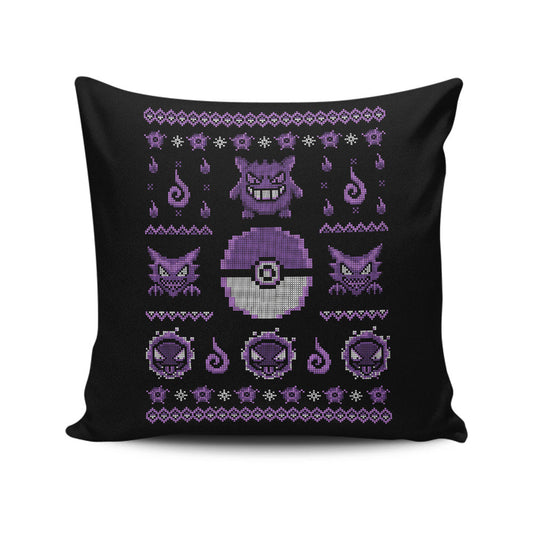 Ghost Trainer Sweater - Throw Pillow