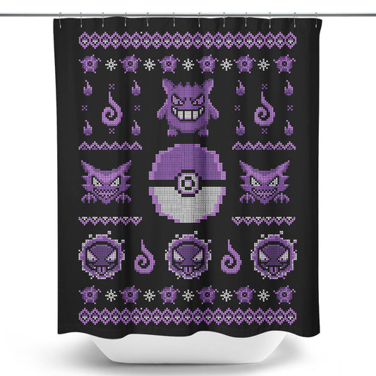 Ghost Trainer Sweater - Shower Curtain