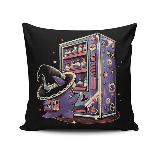 Ghost Vending Machine - Throw Pillow