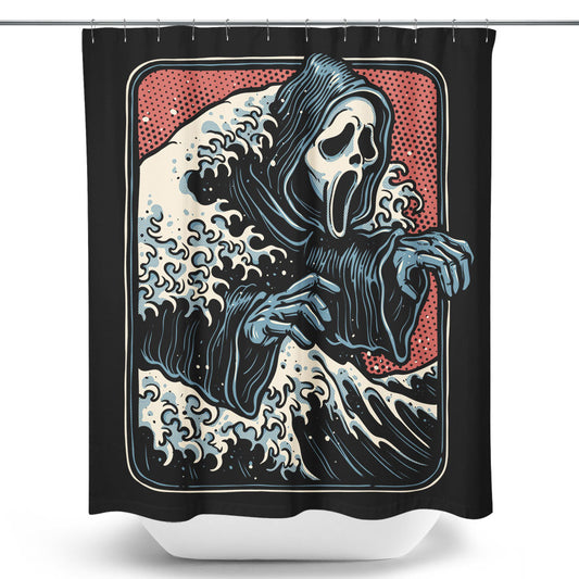 Ghost Wave - Shower Curtain