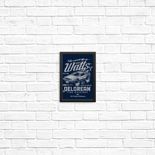 Giga Watts Garage - Posters & Prints