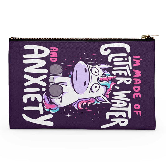 Glitter, Water, and Anxiety - Accessory Pouch