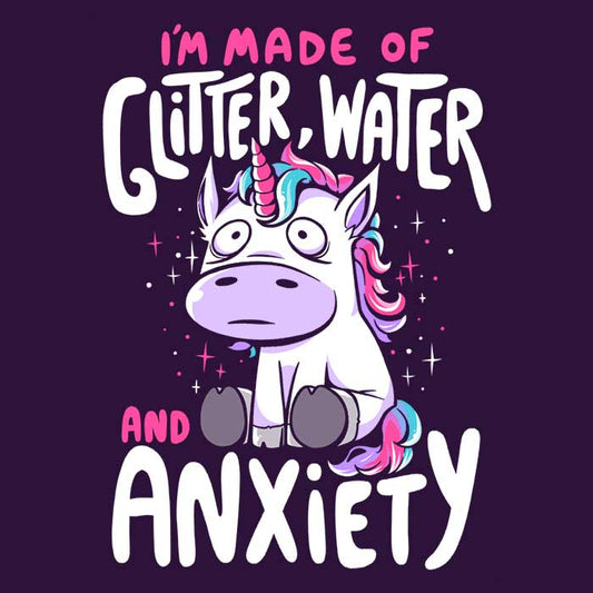 Glitter, Water, and Anxiety - Coasters