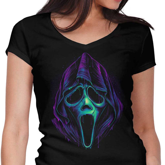 Glowing Ghost - Women's V-Neck
