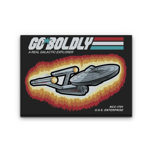 Go Boldly - Canvas Print