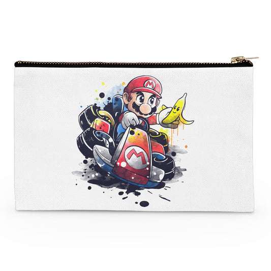 Go Kart Watercolor - Accessory Pouch