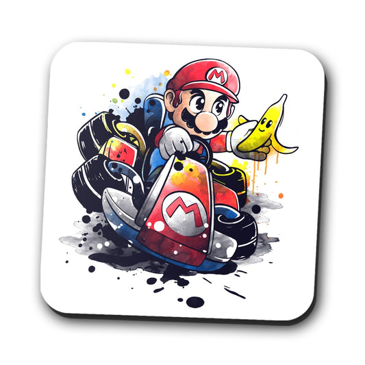 Go Kart Watercolor - Coasters