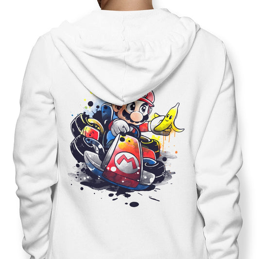 Go Kart Watercolor - Hoodie