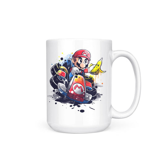 Go Kart Watercolor - Mug